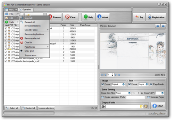 FM PDF Content Extractor Pro screenshot 2