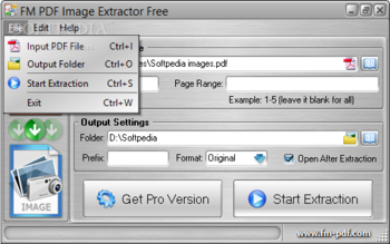 FM PDF Image Extractor Free screenshot 2