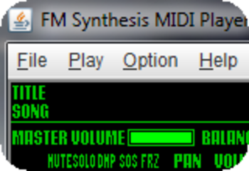 FM Synthesis MIDI Player screenshot
