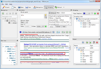 FMiner Pro screenshot