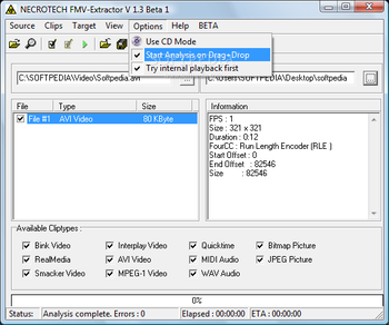 FMV-Extractor screenshot 2