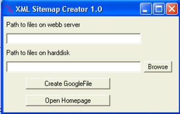 FNOWare XML SiteMap Creator screenshot