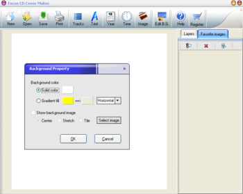 Focus CD Cover Maker screenshot