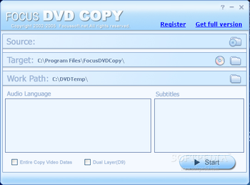 Focus DVD Copy screenshot