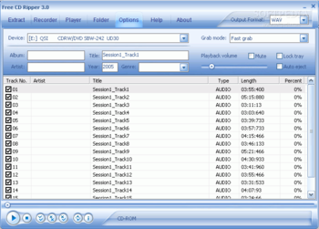 Focus Free CD Ripper screenshot