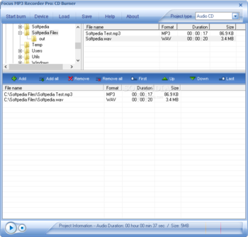 Focus Mp3 Recorder Pro screenshot 11