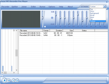 Focus Mp3 Recorder Pro screenshot 2