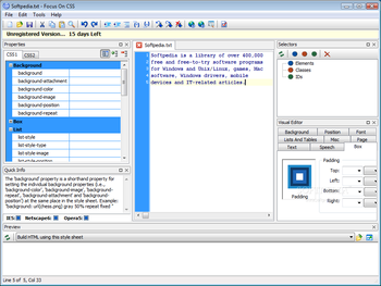 Focus On CSS screenshot
