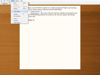 FocusWriter screenshot 4