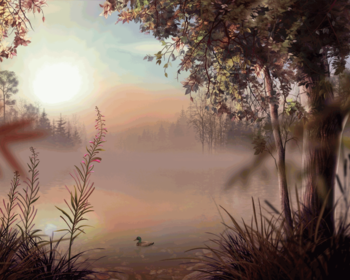 Fog Lake Screensaver screenshot