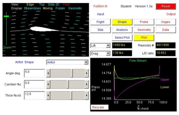 FoilSim 3 screenshot