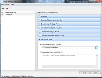 Folder Actions for Windows screenshot 6