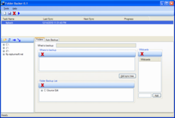 Folder Backer and Archiver screenshot