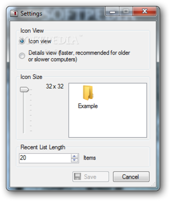 Folder bookmarks screenshot 6