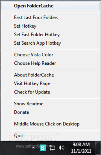 Folder Cache screenshot