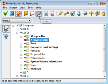 Folder Guard screenshot