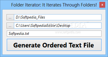 Folder Iterator screenshot