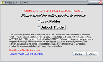 Folder Latch screenshot