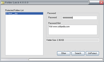 Folder Latch screenshot 3