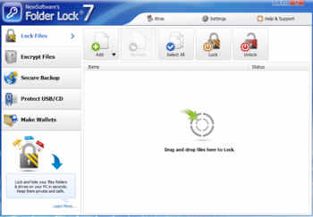 Folder Lock screenshot