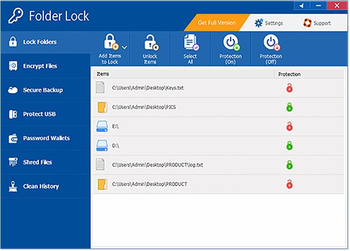 Folder Lock screenshot 3