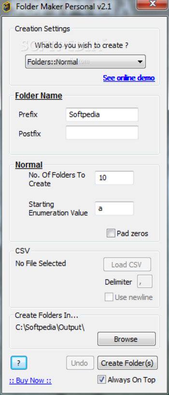 Folder Maker screenshot