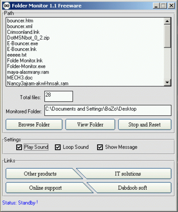Folder Monitor screenshot 2