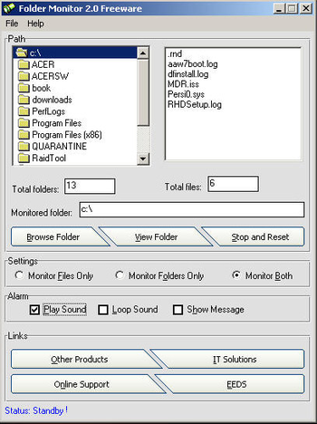 Folder Monitor screenshot