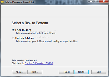 Folder Password Expert screenshot