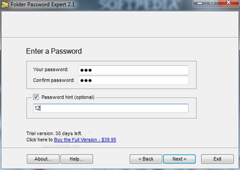 Folder Password Expert screenshot 3