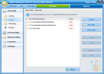 Folder Password Lock Pro screenshot 1