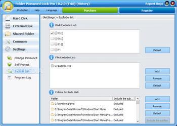 Folder Password Lock Pro screenshot 9