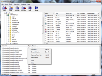 Folder Secure screenshot