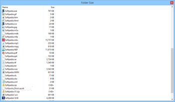 Folder Size screenshot