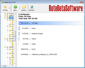 Folder Size screenshot