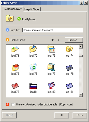 Folder Style screenshot