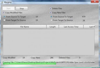 Folder Sync Lord screenshot