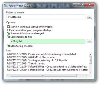 Folder Watch screenshot