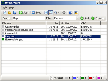 FolderAware screenshot