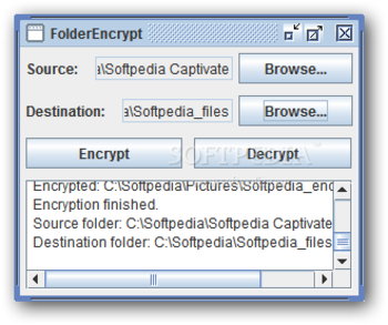 FolderEncrypt screenshot