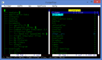 FolderFiler screenshot