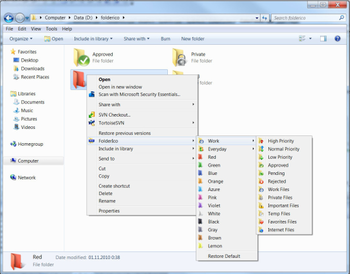 FolderIco Standard screenshot