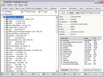 FolderInfo screenshot