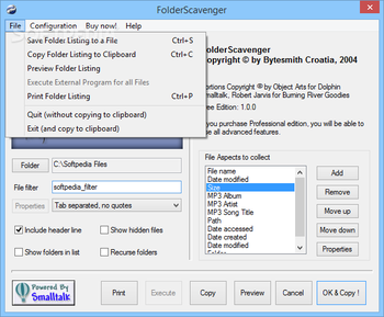 FolderScavenger screenshot 2