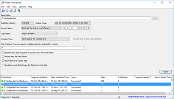 FolderTimeUpdate screenshot