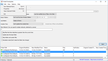 FolderTimeUpdate screenshot 2