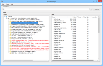FolderUsage screenshot