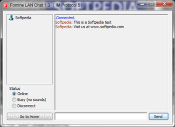 Fomine LAN Chat screenshot