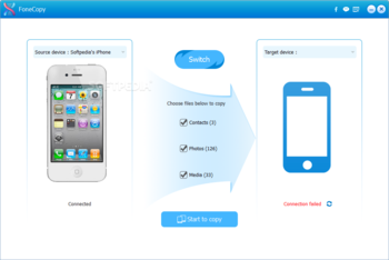FoneCopy screenshot