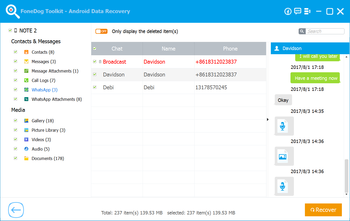 FoneDog Toolkit - Android Data Recovery screenshot 5